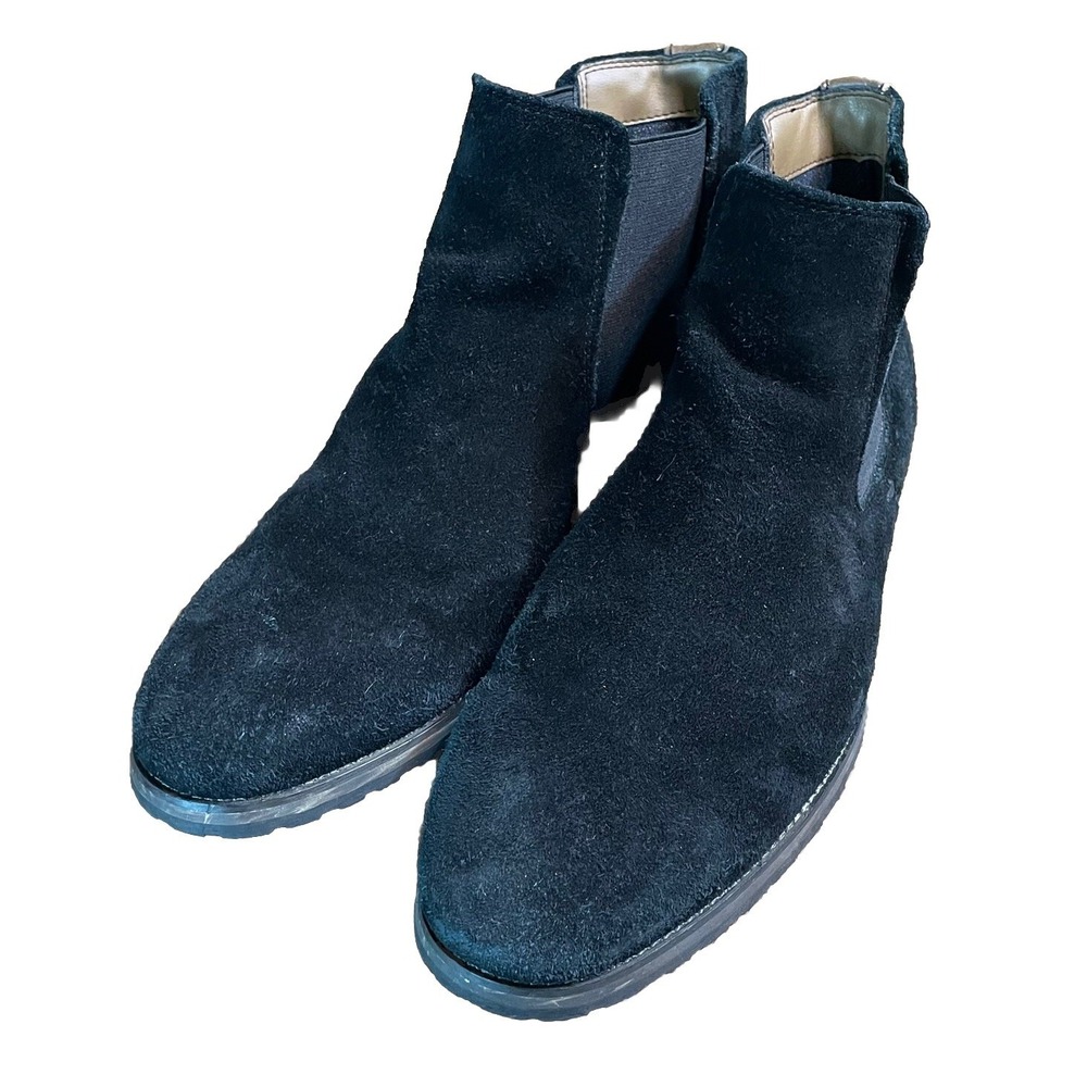 Call It Spring Men's Boots Black Suede Chukka Ankle Leather Size 9.5
